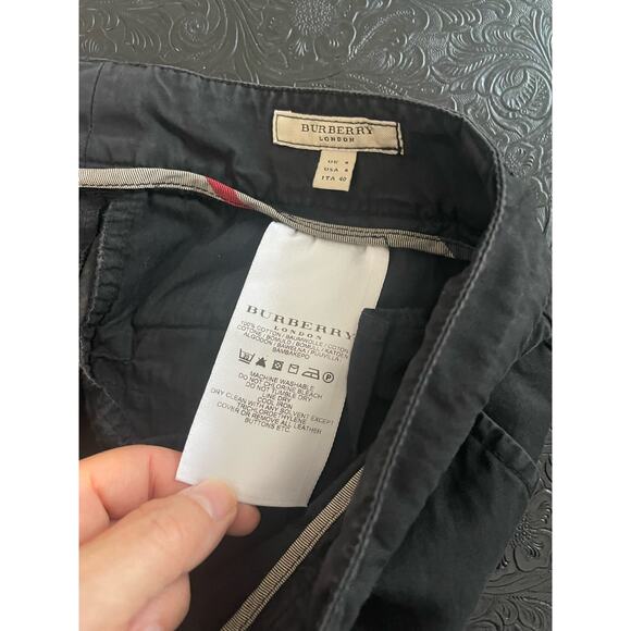 Vintage Y2K Burberry Women's Cargo Pants US 6 UK 8 ITA 40 Ankle Zip Full Length - Picture 4 of 9